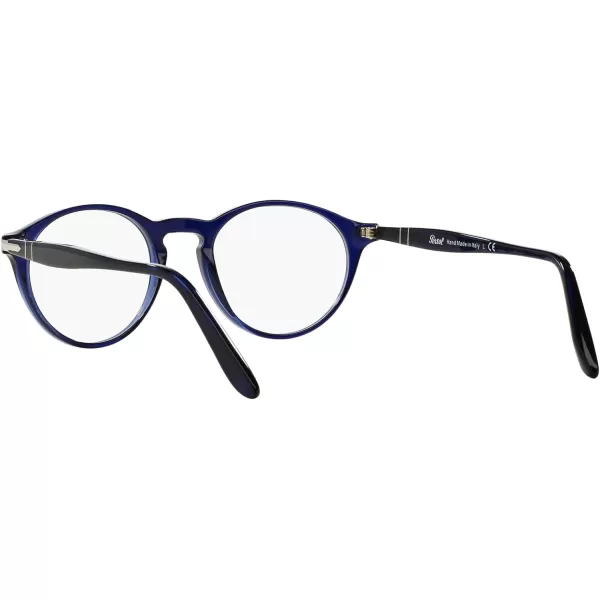 Persol Womens Po3092v Round Prescription Eyewear FramesCobaltoDemo Lens