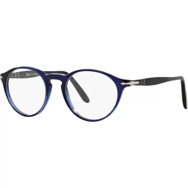 Persol Womens Po3092v Round Prescription Eyewear FramesCobaltoDemo Lens