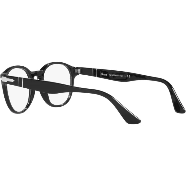 Persol Womens Po3284v Round Prescription Eyewear FramesBlackDemo Lens