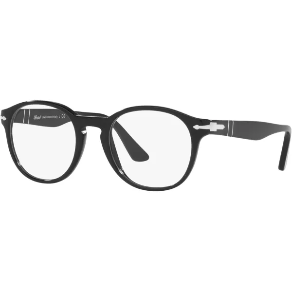 Persol Womens Po3284v Round Prescription Eyewear FramesBlackDemo Lens