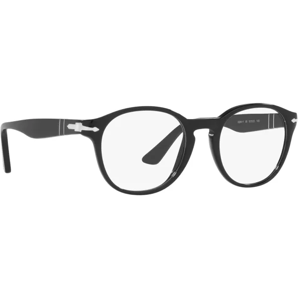 Persol Womens Po3284v Round Prescription Eyewear FramesBlackDemo Lens