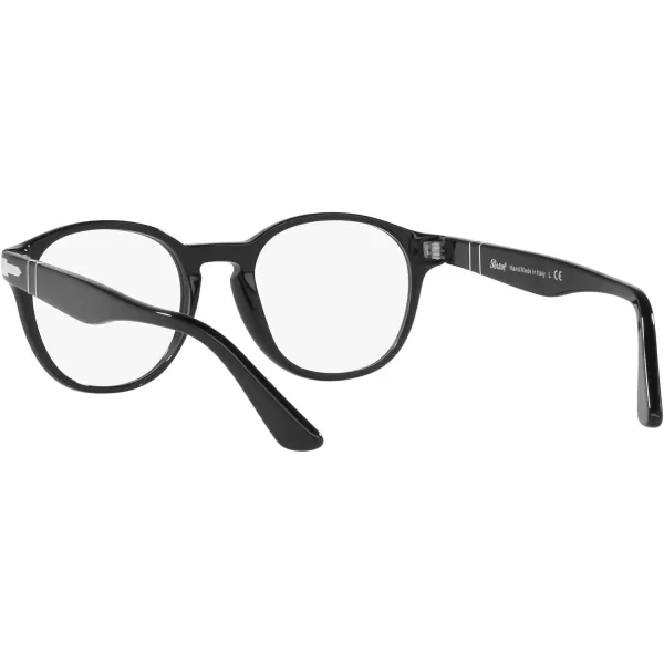 Persol Womens Po3284v Round Prescription Eyewear FramesBlackDemo Lens