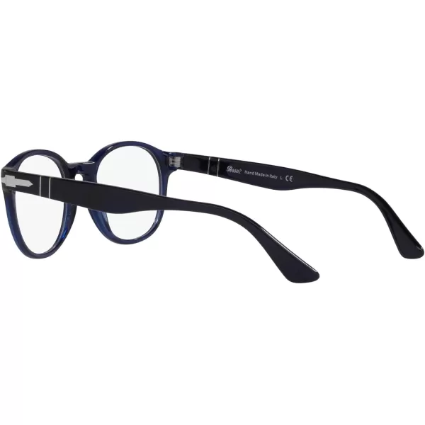 Persol Womens Po3284v Round Prescription Eyewear FramesBlueDemo Lens