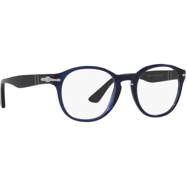 Persol Womens Po3284v Round Prescription Eyewear FramesBlueDemo Lens