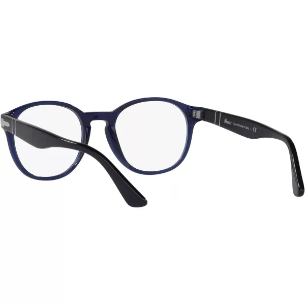 Persol Womens Po3284v Round Prescription Eyewear FramesBlueDemo Lens