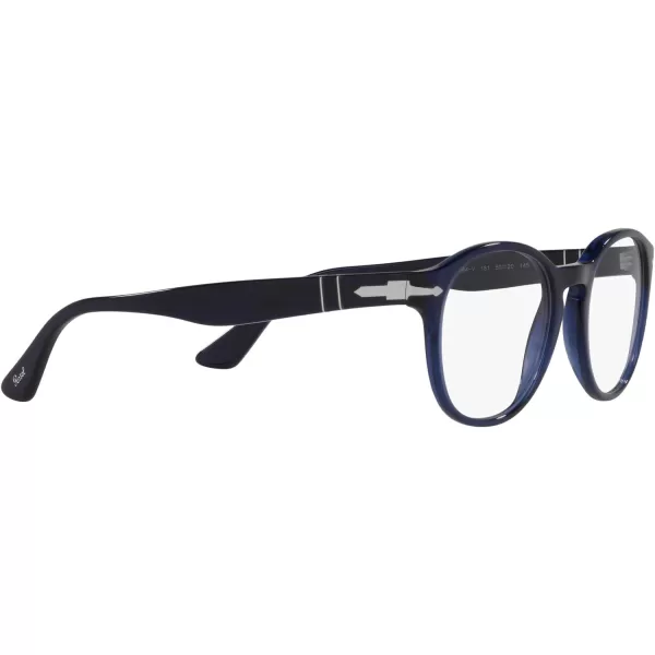 Persol Womens Po3284v Round Prescription Eyewear FramesBlueDemo Lens