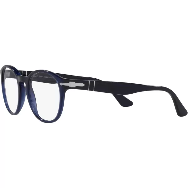 Persol Womens Po3284v Round Prescription Eyewear FramesBlueDemo Lens