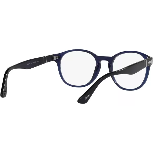 Persol Womens Po3284v Round Prescription Eyewear FramesBlueDemo Lens