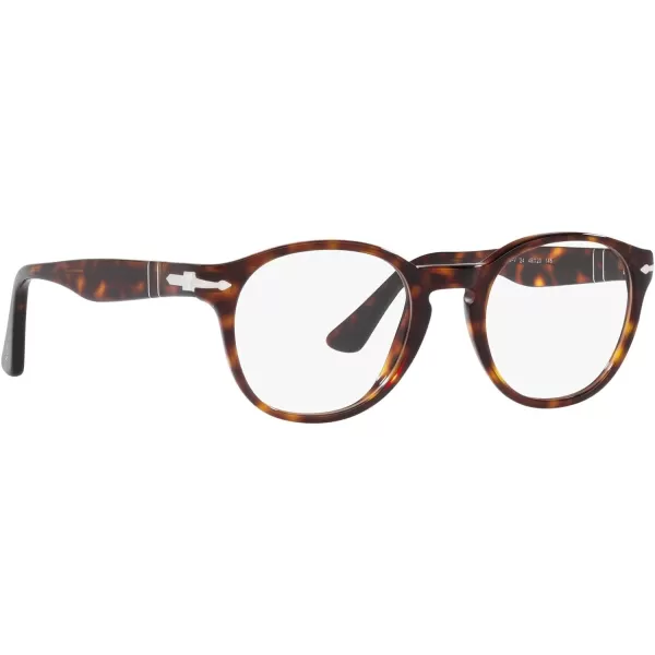 Persol Womens Po3284v Round Prescription Eyewear FramesHavanaDemo Lens