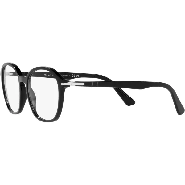 Persol Womens Po3296v Square Prescription Eyewear FramesBlackDemo Lens