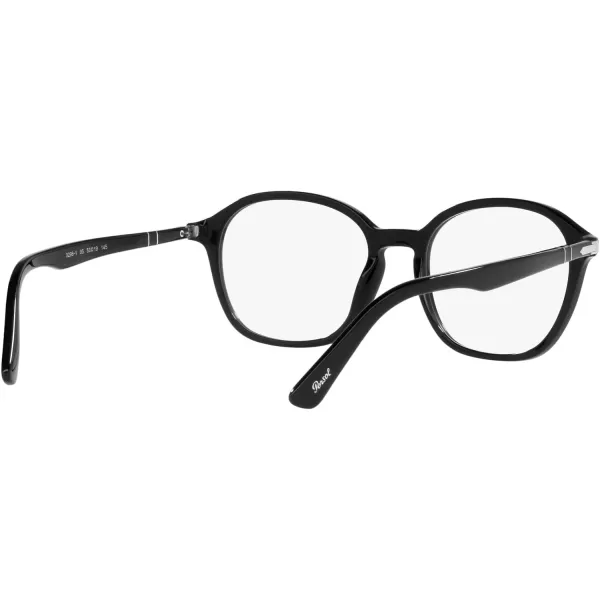 Persol Womens Po3296v Square Prescription Eyewear FramesBlackDemo Lens