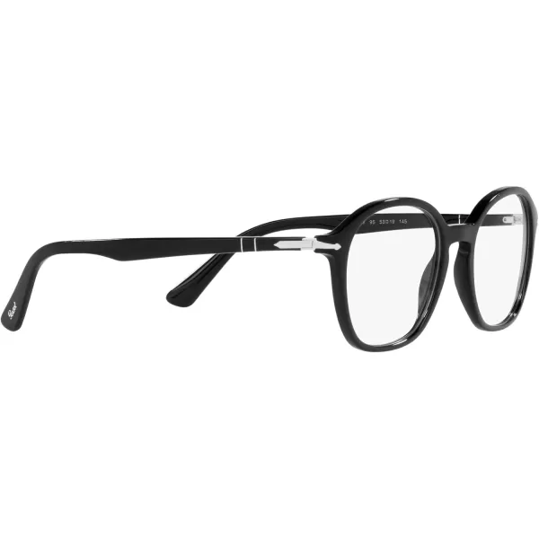 Persol Womens Po3296v Square Prescription Eyewear FramesBlackDemo Lens