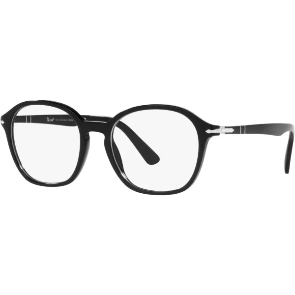 Persol Womens Po3296v Square Prescription Eyewear FramesBlackDemo Lens