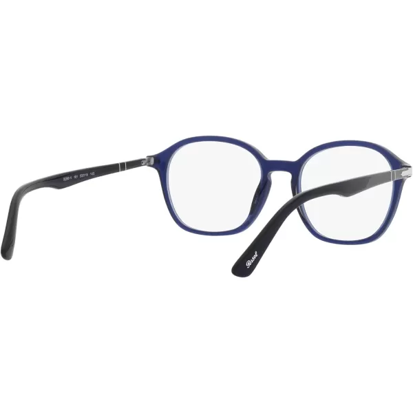 Persol Womens Po3296v Square Prescription Eyewear FramesBlueDemo Lens