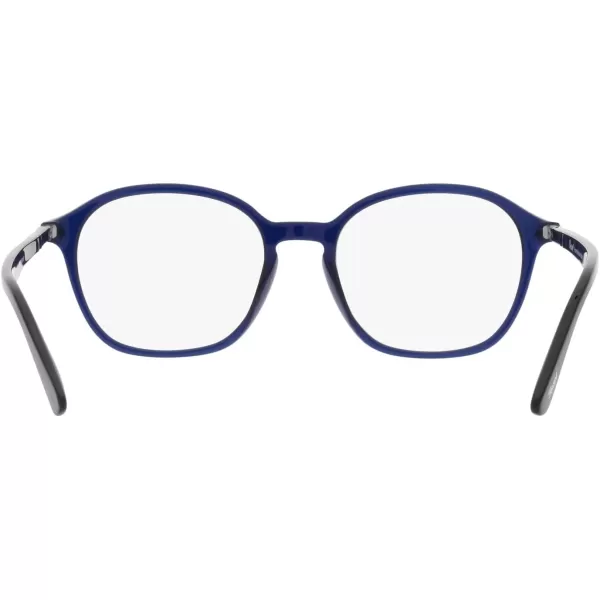 Persol Womens Po3296v Square Prescription Eyewear FramesBlueDemo Lens