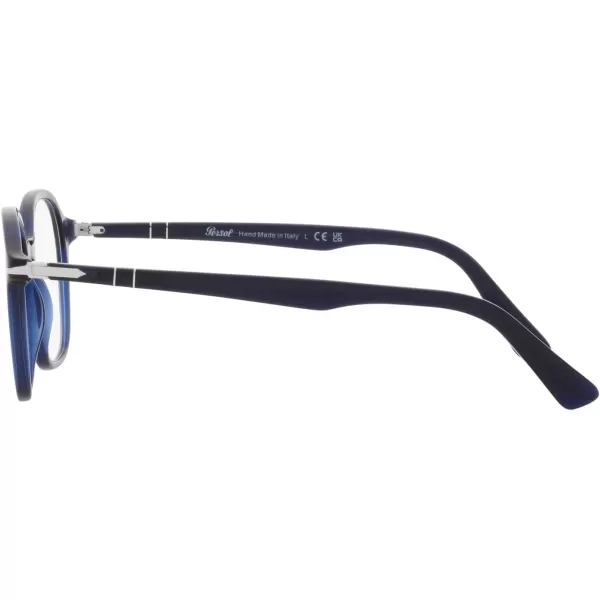 Persol Womens Po3296v Square Prescription Eyewear FramesBlueDemo Lens