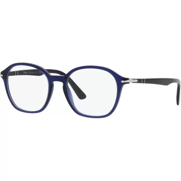 Persol Womens Po3296v Square Prescription Eyewear FramesBlueDemo Lens