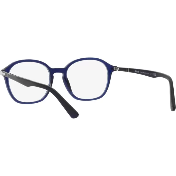 Persol Womens Po3296v Square Prescription Eyewear FramesBlueDemo Lens