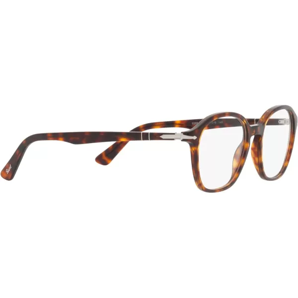 Persol Womens Po3296v Square Prescription Eyewear FramesHavanaDemo Lens