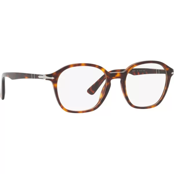 Persol Womens Po3296v Square Prescription Eyewear FramesHavanaDemo Lens