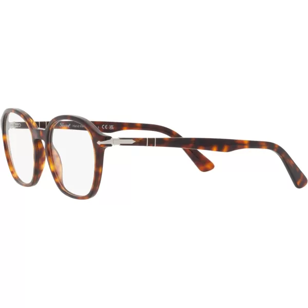 Persol Womens Po3296v Square Prescription Eyewear FramesHavanaDemo Lens