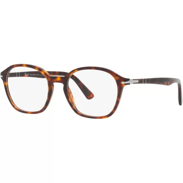 Persol Womens Po3296v Square Prescription Eyewear FramesHavanaDemo Lens