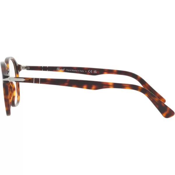 Persol Womens Po3296v Square Prescription Eyewear FramesHavanaDemo Lens