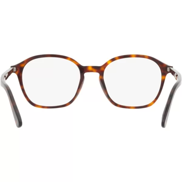 Persol Womens Po3296v Square Prescription Eyewear FramesHavanaDemo Lens