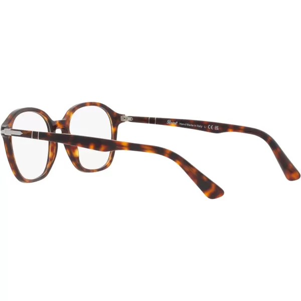 Persol Womens Po3296v Square Prescription Eyewear FramesHavanaDemo Lens