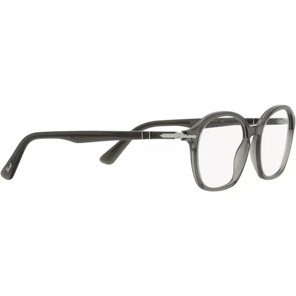 Persol Womens Po3296v Square Prescription Eyewear FramesOpal SmokeDemo Lens