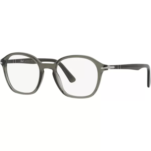 Persol Womens Po3296v Square Prescription Eyewear FramesOpal SmokeDemo Lens