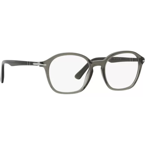 Persol Womens Po3296v Square Prescription Eyewear FramesOpal SmokeDemo Lens