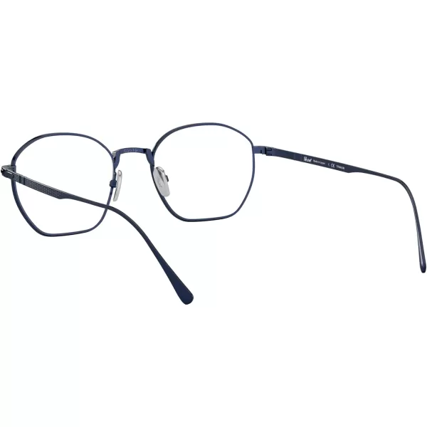 Persol Womens Po5004vt Round Prescription Eyewear FramesBrushed NavyDemo Lens