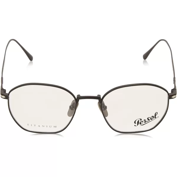 Persol Womens Po5004vt Round Prescription Eyewear FramesMatte BlackDemo Lens