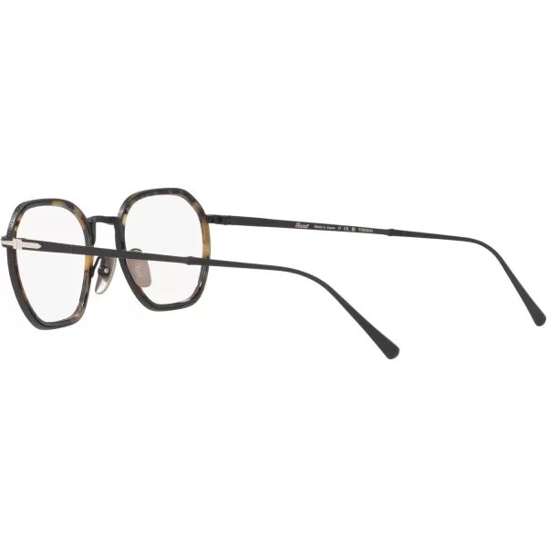 Persol Womens Po5011vt Round Prescription Eyewear FramesBlackDemo Lens