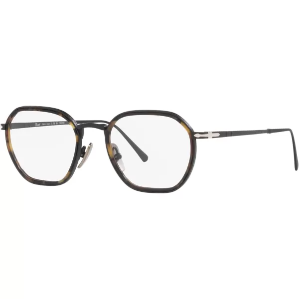 Persol Womens Po5011vt Round Prescription Eyewear FramesBlackDemo Lens