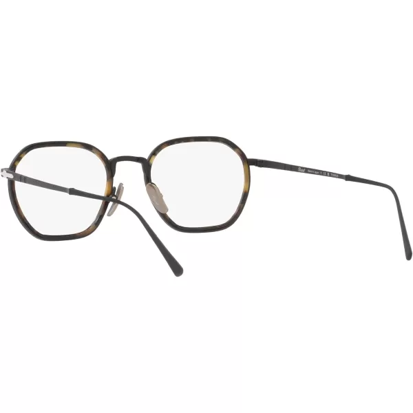 Persol Womens Po5011vt Round Prescription Eyewear FramesBlackDemo Lens