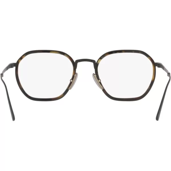 Persol Womens Po5011vt Round Prescription Eyewear FramesBlackDemo Lens