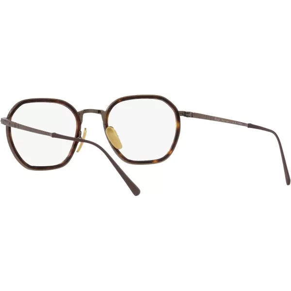 Persol Womens Po5011vt Round Prescription Eyewear FramesBrownDemo Lens