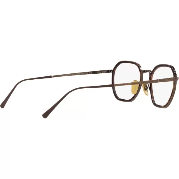 Persol Womens Po5011vt Round Prescription Eyewear FramesBrownDemo Lens