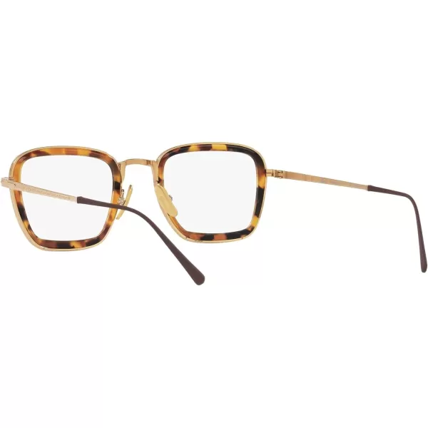 Persol Womens Po5011vt Round Prescription Eyewear FramesGoldDemo Lens