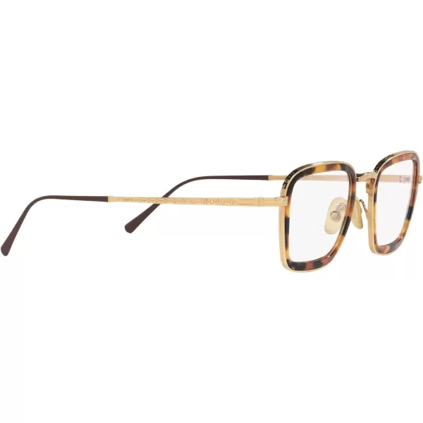 Persol Womens Po5011vt Round Prescription Eyewear FramesGoldDemo Lens