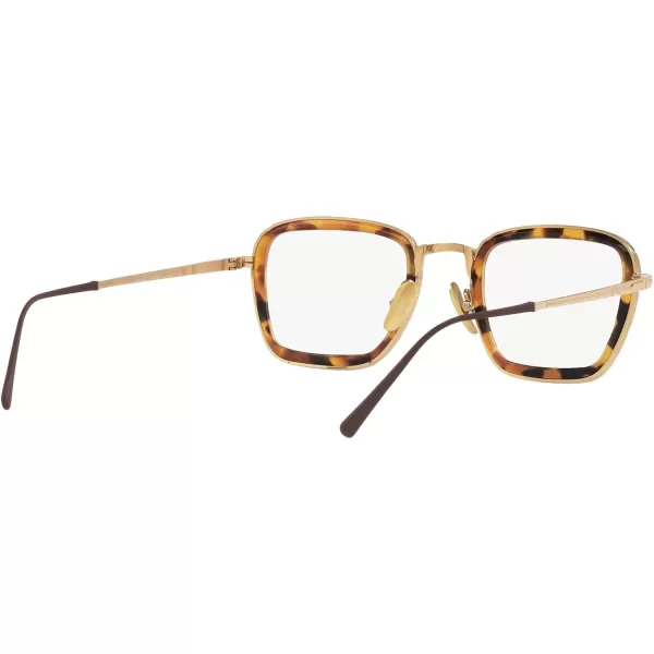 Persol Womens Po5011vt Round Prescription Eyewear FramesGoldDemo Lens