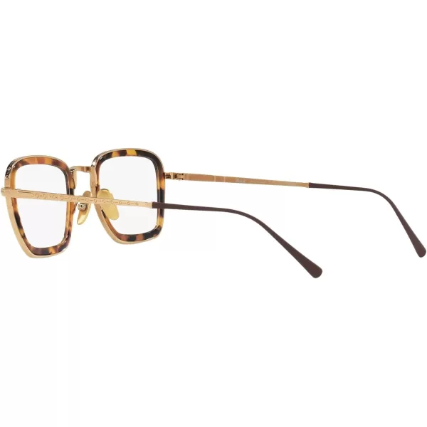 Persol Womens Po5011vt Round Prescription Eyewear FramesGoldDemo Lens