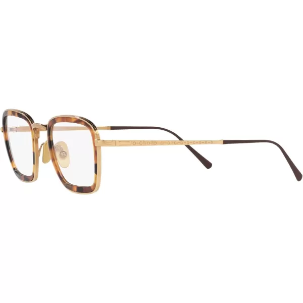 Persol Womens Po5011vt Round Prescription Eyewear FramesGoldDemo Lens