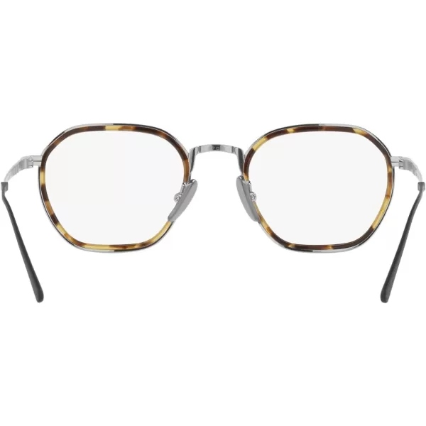 Persol Womens Po5013vt Round Prescription Eyewear FramesSilverDemo Lens