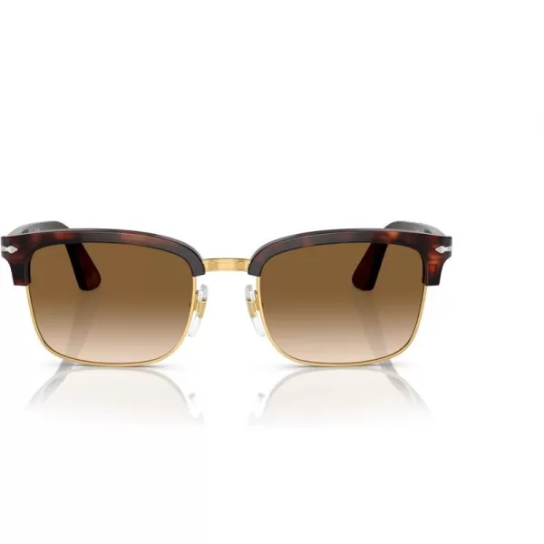 Persol Mens PO3327S Rectangular Sunglasses Havana 54 mmPersol Mens PO3327S Rectangular Sunglasses Havana 54 mm