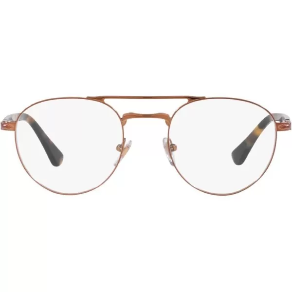 Persol Mens Po2495v Round Prescription Eyewear FramesBrownDemo Lens