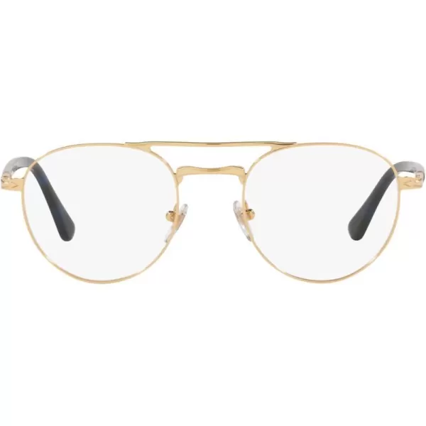 Persol Mens Po2495v Round Prescription Eyewear FramesGoldDemo Lens