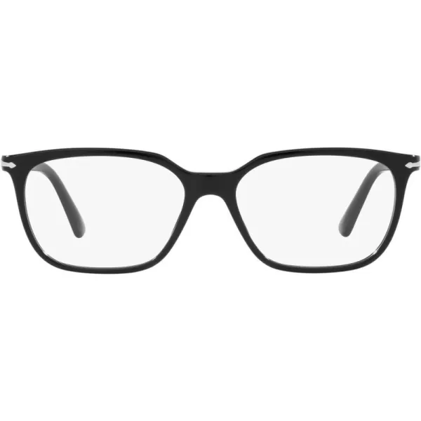 Persol Mens Po3298v Rectangular Prescription Eyewear FramesBlackDemo Lens